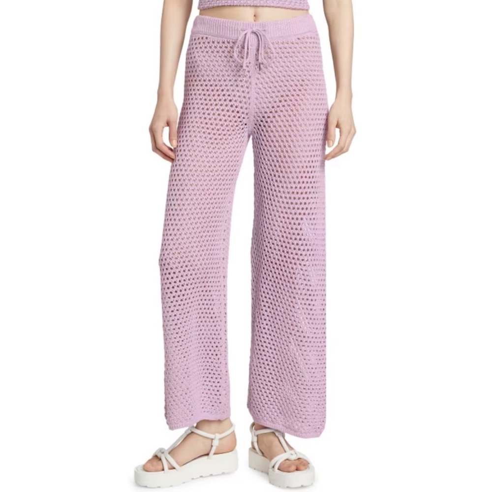 Stellae Dux Crocheted Wide Leg Pants Size XS NWT